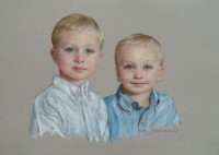 Two Boys Portrait